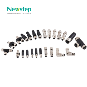 Industrial Circular Connector M12 M8 3/4/5/8/12 Pin Male Female Connector For Sensor Actuator Servo Motor Industrial Automation