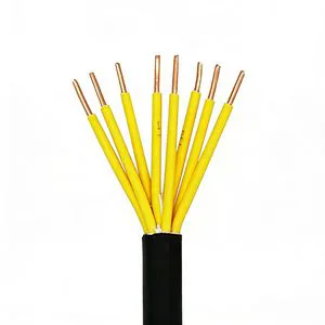 Factory-direct ZC-KVV 8*1.0/14*1.0 Copper-core Class C Flame-retardant Industrial Automation Control Cable