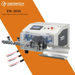 EW-3050 High-Efficiency Multicore Wire Cut & Strip Machine 1-6mm Wire OD Sheath Cable Stripper Cable Manufacturing Equipment