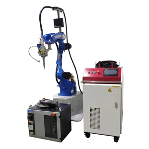 New 6 Axis Articulated Car Manufacturing Robotic Welding Laser Tig Robot Industrial Yaskawa Servo Motor Max Laser Industrial PLC