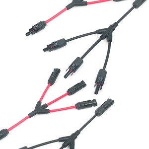Factory 3-in-1 High Voltage Solar Cable for Industrial Photovoltaic Panels Copper Conductor XLPE Insulation IP67 Protection 25+