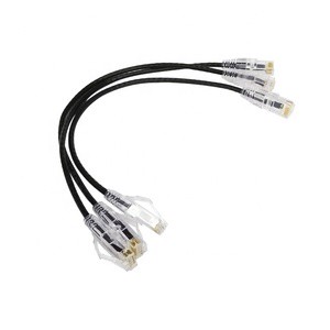 Factory Supply Cat6 Stp Slim 3.5mm Patch cables 10ft Shielded Patch cable For Network Solution