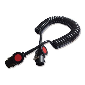 Trailer Coil Wire 5-core ABS Power Chain Truck Cord Cable Trailer Cable and Connector Spiral Cable