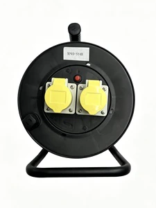 Industrial 110V Cable Reel 25/50M 3G1.5mm² 16A 1760W IP44 Waterproof Extension Cord with Industrial Plug