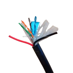 OEM High Flexibility TRVV Shielded Industrial Automation Cable with Stranded Copper Control Wire Drag Chain Electric Power Cable