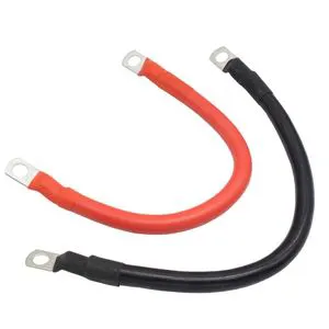 Car Battery Cable Connected in Series with Positive and Negative Grounding 8/10/16/25 Flat Lithium Battery Connection Wire