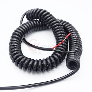 PVC 2 / 3 / 4 / 5 / 6 / 7 core multi core spiral spring cable