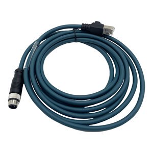 100% Original and Brand New CAB-ETH-M03 Industrial Ethernet Cable 3 Meters D-coded M12 to RJ45 for Barcode Reader