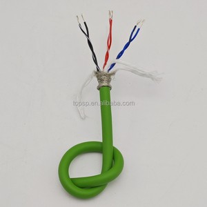 TRVVSP Twisted Pair Shielded PVC Insulated High-flexibility Drag Chain Cable 4 6 8 12 16 Core Servo Motor Encoder Cable in Stock
