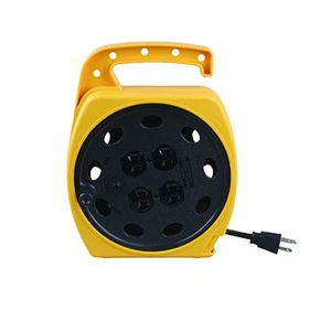 Linsheng Electrical Supplies Cord Reel Core 16 Awg 105c 125v Nema 3Pin Yellow PVC Sheath Home Appliance Industrial OEM