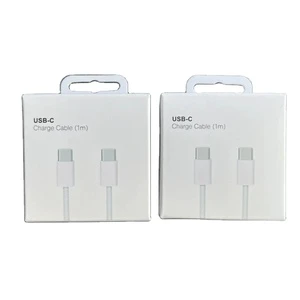 New Braided Type-C Cable for IPhone15 1M 2M USB-C Charger Data Cables Nylon Jacket Compatible iPad Printer Camera IOS Devices