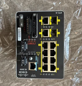 IE-2000-8TC-G-E Industrial Ethernet Switch, 8x10/100/1000BASE-T Ports, Gigabit Uplink, Full Managed,