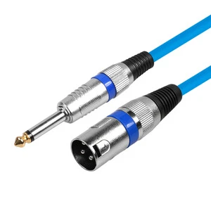 1/4'' Stereo Male to XLR Male and XLR Female Y-Cable Stage Cable Microphone Cable