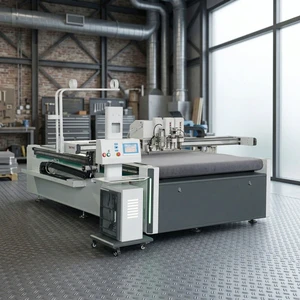 Agent Price Packaging Box for Electronic Component Oscillating CNC Vibrating Knife Cutting Machine Table With Stable Performance