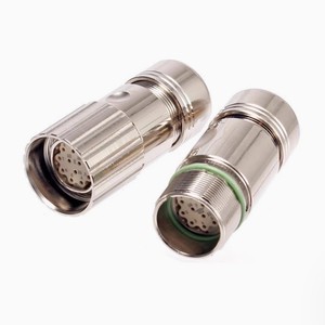 M23 M623 Metal 12 Pin Female/Male Plug Socket Servo Motor and Encoder Connectors
