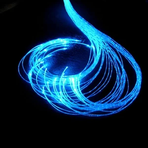 Diy Cable with Clear End Glow PMMA Plastic LED Optical Fiber Light Optimal for Glowing Wires