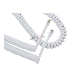 R]J9 4P4C Telephone Cable Spiral Coil Handset Cord Telephone Cables
