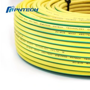 PNTECH 35mm PVC Earthing Wire Green Yellow Solar Battery Cables Ground Wire Single Core DC 450V/750V BVR H07V-R