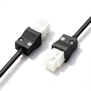 Fl4.14Mm Terminal Wire Servo Motor Power Encoder Connection Line 4 6 9 Holes Male and Female Universal Cable