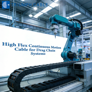 Industrial Automation Cables Dynamic Flex Cable Custom Drag Chain Cable for Industrial Automation & Robotics & CNC Machines
