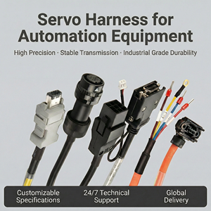 High Quality WSC-P06P05-E Fuji Servo Encoder Cable Wiring Harness for Automobiles with PVC Insulation Material