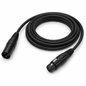 Studio Stage 3m 5m 10m 15m 20m 30m 50m Balanced 3 Pin Audio Connector XLR to XLR Cable for Professional Microphone