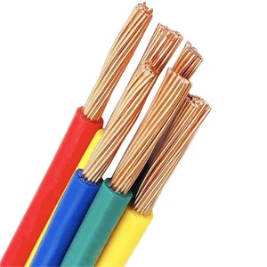 4mm 6mm 10mm 16mm 2.5mm Yellow and Green Flexible Earthing Solar Wire Ground Cable BVR BV Cable