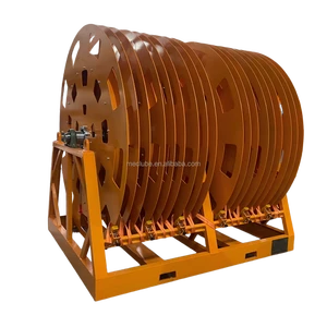 Meclube Yellow Cable Reel Large-Scale Customized Cast Iron 220V Factory Offer High Quality Hose Reel with 30-60m Lifting Height
