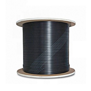 Outdoor Telecom Grade Fiber Optic Drop Cable Single Mode 1 Core 3 Steel Wires Reinforced Butterfly Shape 1000m Length GLGW Brand
