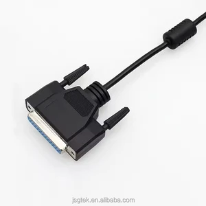 DB9 DB15 DB25 Connector Cable Assembly Back-Entry Solder Cup for Serial Data I/O RS-232 Communication Custom