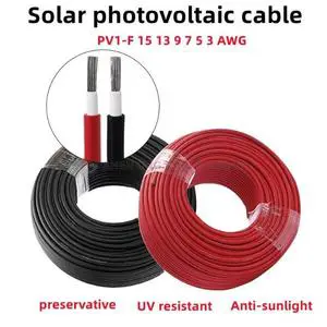 H1Z2Z2-K 1500V DC XLPE Single Core Solar Cable for for IP67 Rated 4mm 6mm UV Resistant for Tropical PV System