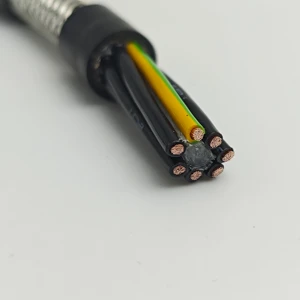 High-Performance Shielded Control Cable Assembly with Copper Conductor & TPEE Insulation for Industrial Automation Equipment