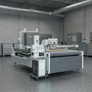 Automatic Digital Polythene Cutter Honeycomb Cardboard Paper Cutting Machine CE New