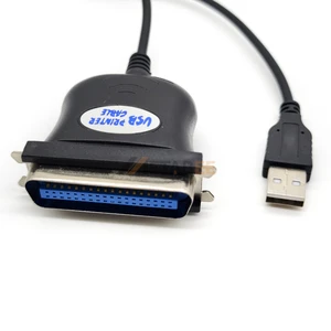 USB A Type 2.0 To SCSI 36pin 50 68 Pin USB Printer Adaqpter Adapter Cable 30cm Black SCSI-TO-USB-CABLE