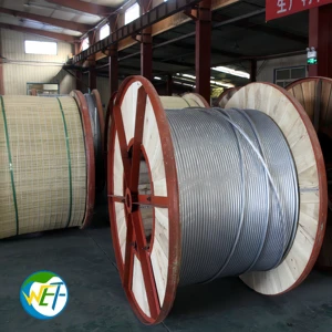 Wolf ACSR Cable Aluminum Conductor Steel Reinforced High Voltage 35kV Dove / Grosbeak/ Dog/ Raven / Hawk / Osprey / Zebra /
