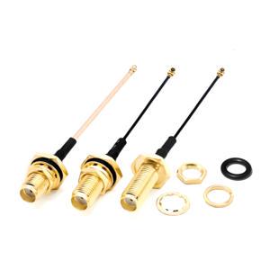 Antenna Waterproof Kable Sma Female to Ufl Mhf Rp Male Assembly Rf113 Rg178 Bulkhead Sma Pigtail Cable with O Ring
