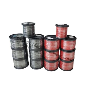 SYS 28AWG 16/0.08TC O.D.1.2 600V Red Black Silicone Wire Tin Plated Copper Wire