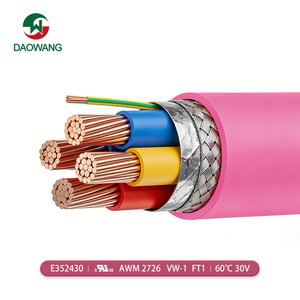 Robotics Grade UL2726 Industrial Marine Low Voltage Multi-Conductor Cable 60C 30V PVC Insulated for Automation Robots