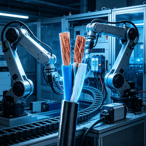 RRU UL2586 Power Cable 7/10AWG Tinned Copper PVC 600V Shielded Flexible Twisting Wire for Industrial Robot and Drone