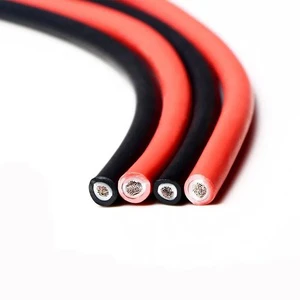 1/0 Gauge AWGPower Inverter Battery Cable Wire Kit for DC to AC Inverters RV, Car, Solar, Marine
