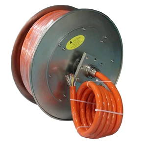 China Manufacture 4x6 mm² 50 Meters Spring Type Cable Reel for Crane