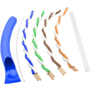 Cat6 Bulk Ethernet Cable 1000ft 23AWG Solid Bare Copper Wire High Speed Gigabit Lan Network Cord