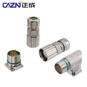 M23 6 7 9 12 17 Pin Male Female Square Servo Motor Connector Circular Female Male Signal Connector Signal Panel Connector