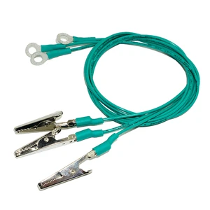 OED OMD Factory Custom Cable with Alligator Clip Connector and O-Ring/ U-Shape Terminal Wire Harness Assembly