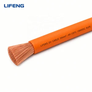 EVR-125 Type 1500VDC EV High Voltage XLPE Wire 2.5-70mm² Unshielded Bare Copper Cable for Battery Motor PDU OBC