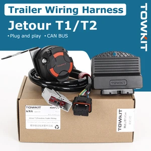 Trailer Wiring Harness for Chery Jetour T1 Plug and Play,7/12/13 Pin Towing Electric Cable with CAN BUS