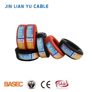 PV1-F JINLIANYU Brand Tin Plated Copper Photovoltaic Cable XLPO ROHS Compliant Eco-Friendly Lightweight Durable Construction