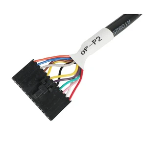 YZCONN Custom Factory Device Control Equipment Industrial Automation Crimps Rubber Cable Jumper Electrical Wire Harness