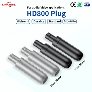 Upgrade Gold-Plated Male Replacement Audio Cable For HD800 / HD800S / HD820 / D1000 - Enhanced Sound Stability For HiFi Headsets
