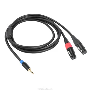 Factory Supply 3.5mm to XLR Mixing Console Player Audio Cable Audio Cables and Connectors